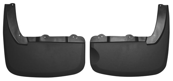 Husky Liners Mud Guards Dually Rear Mud Guards for 2011-2018 Ram 3500 - 57191 [2018 2017 2016 2015 2014 2013 2012 2011]