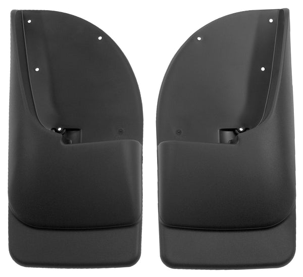 Husky Liners Mud Guards Rear for 1999-2010 Ford F-350 Super Duty - 57401 [2010 2009 2008 2007 2006 2005 2004 2003 2002 2001 2000 1999]