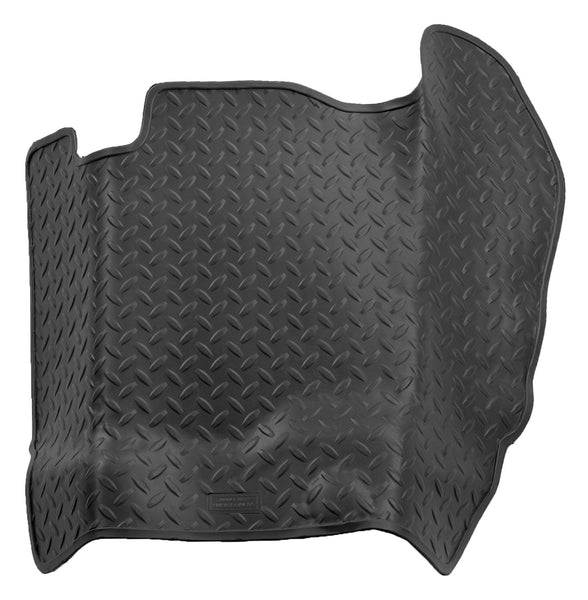 Husky Liners Classic Style Center Hump Floor Liner Mat for 2008-2014 GMC Sierra 2500 HD Standard Cab Pickup - 82221 [2014 2013 2012 2011 2010 2009 2008]