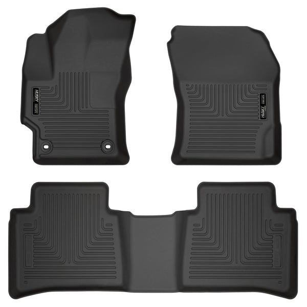 Husky Liners WeatherBeater Front & 2nd Seat Rear Floor Liners Mat for 2020-2020 Toyota Corolla - 95751 [2020]