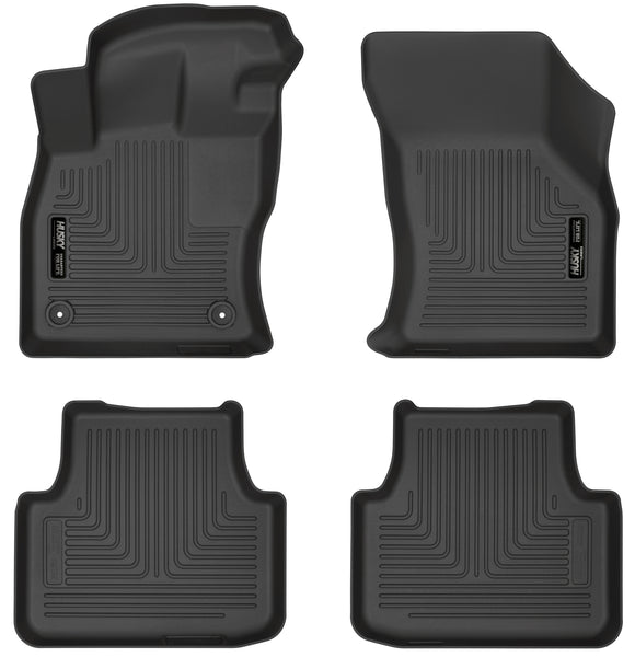 Husky Liners WeatherBeater Front & 2nd Seat Rear Floor Liners Mat for 2019-2019 Volkswagen Jetta Sedan - 95831 [2019]