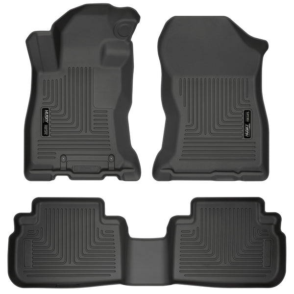 Husky Liners WeatherBeater Front & 2nd Seat Rear Floor Liners Mat for 2019-2019 Subaru Forester - 95891 [2019]