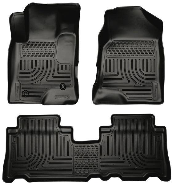 Husky Liners WeatherBeater Front & 2nd Seat Rear Floor Liners Mat for 2012-2015 Chevrolet Captiva Sport - 96321 [2015 2014 2013 2012]