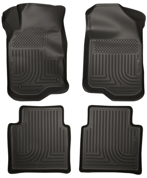 Husky Liners WeatherBeater Front & 2nd Seat Rear Floor Liners Mat for 2008-2008 Chevrolet Malibu LTZ - 98111 [2008]