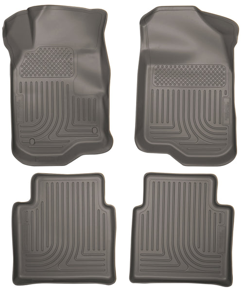 Husky Liners WeatherBeater Front & 2nd Seat Rear Floor Liners Mat for 2008-2008 Chevrolet Malibu LTZ - 98112 [2008]