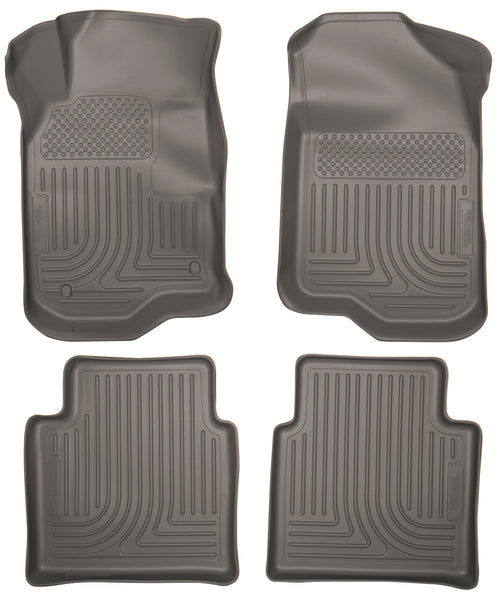 Husky Liners WeatherBeater Front & 2nd Seat Rear Floor Liners Mat for 2009-2012 Chevrolet Malibu - 98112 [2012 2011 2010 2009]