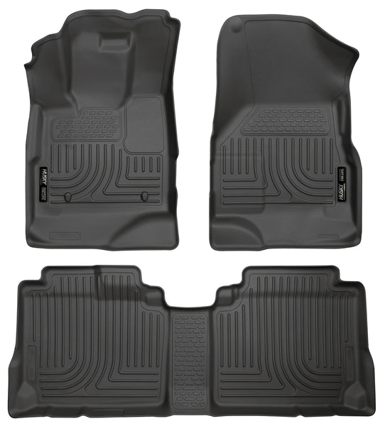 Husky Liners WeatherBeater Front & 2nd Seat Rear Floor Liners Mat for 2010-2017 Chevrolet Equinox - 98131 [2017 2016 2015 2014 2013 2012 2011 2010]