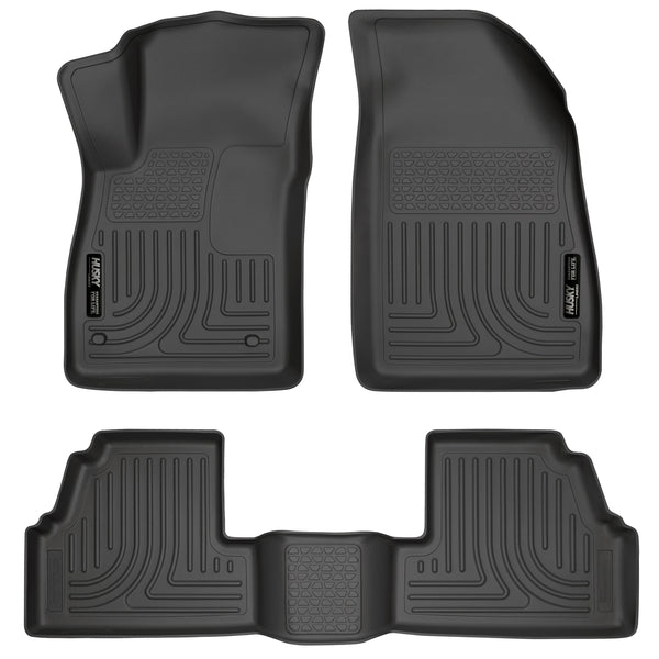 Husky Liners WeatherBeater Front & 2nd Seat Rear Floor Liners Mat for 2015-2019 Chevrolet Trax - 98271 [2019 2018 2017 2016 2015]