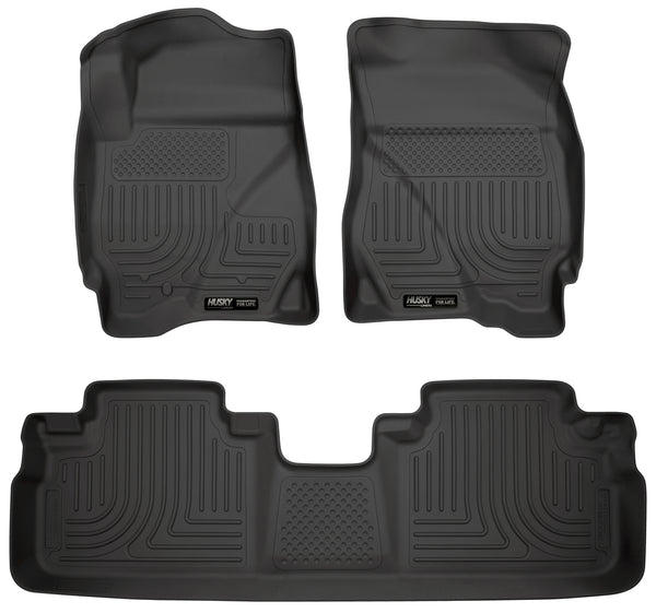 Husky Liners WeatherBeater Front & 2nd Seat Rear Floor Liners Mat for 2009-2012 Ford Escape Limited Hybrid - 98351 [2012 2011 2010 2009]