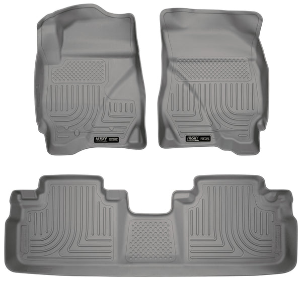 Husky Liners WeatherBeater Front & 2nd Seat Rear Floor Liners Mat for 2009-2012 Ford Escape Limited - 98352 [2012 2011 2010 2009]