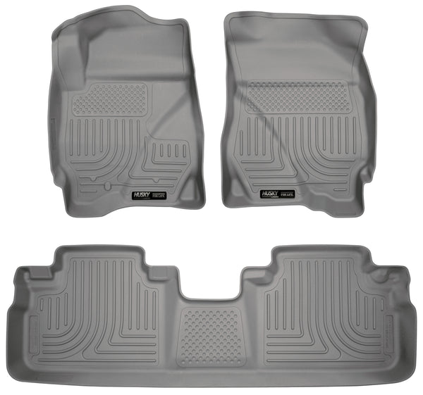 Husky Liners WeatherBeater Front & 2nd Seat Rear Floor Liners Mat for 2009-2010 Mazda Tribute Hybrid - 98352 [2010 2009]