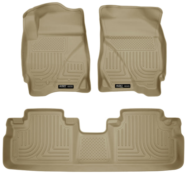 Husky Liners WeatherBeater Front & 2nd Seat Rear Floor Liners Mat for 2009-2010 Mazda Tribute Hybrid - 98353 [2010 2009]