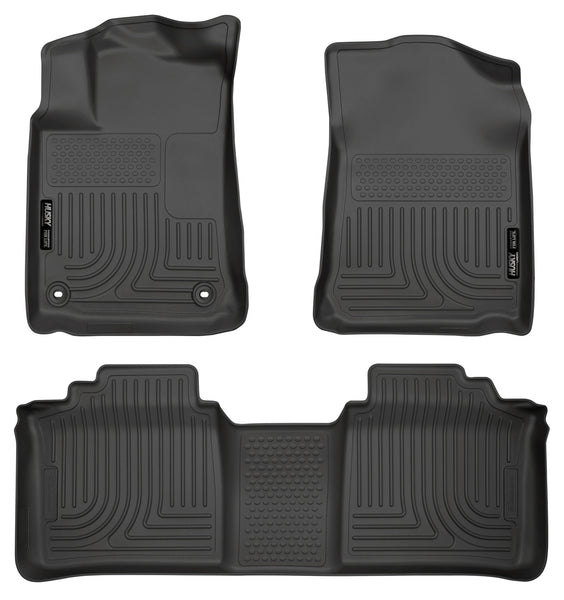 Husky Liners WeatherBeater Front & 2nd Seat Rear Floor Liners Mat for 2015-2015 Toyota Avalon XLE Touring SE - 98501 [2015]