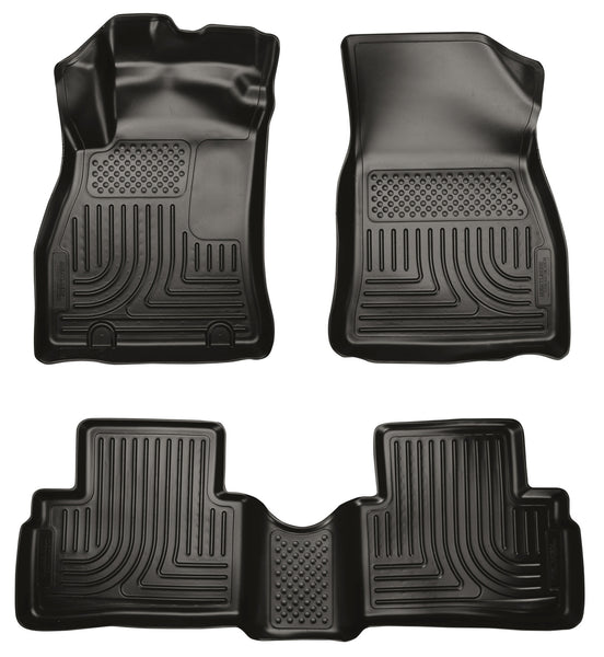 Husky Liners WeatherBeater Front & 2nd Seat Rear Floor Liners Mat for 2011-2017 Nissan Juke - 98621 [2017 2016 2015 2014 2013 2012 2011]