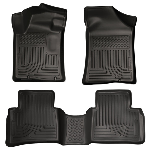 Husky Liners WeatherBeater Front & 2nd Seat Rear Floor Liners Mat for 2013-2013 Nissan Altima - 98641 [2013]