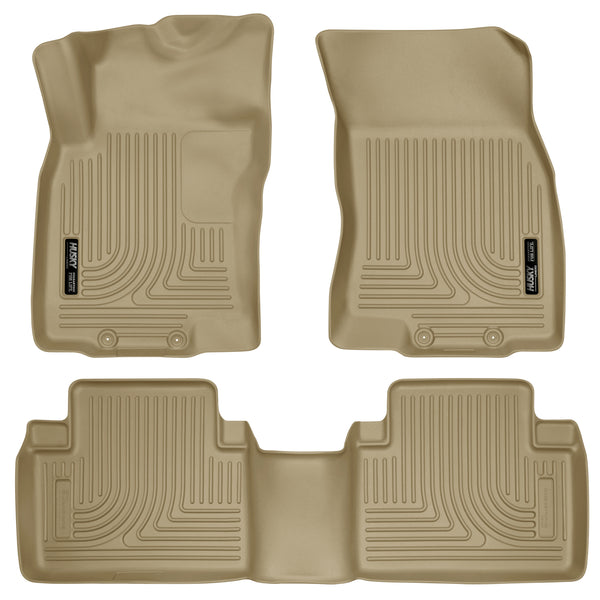 Husky Liners WeatherBeater Front & 2nd Seat Rear Floor Liners Mat for 2014-2016 Nissan Rogue - 98673 [2016 2015 2014]