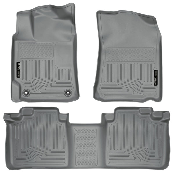 Husky Liners WeatherBeater Front & 2nd Seat Rear Floor Liners Mat for 2012-2016 Toyota Camry - 98902 [2016 2015 2014 2013 2012]