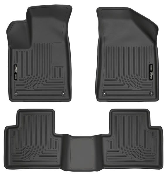 Husky Liners WeatherBeater Front & 2nd Seat Rear Floor Liners Mat for 2015-2016 Chrysler 200 - 99071 [2016 2015]