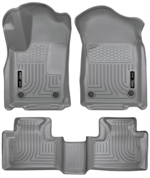 Husky Liners WeatherBeater Front & 2nd Seat Rear Floor Liners Mat for 2016-2020 Jeep Grand Cherokee - 99152 [2020 2019 2018 2017 2016]