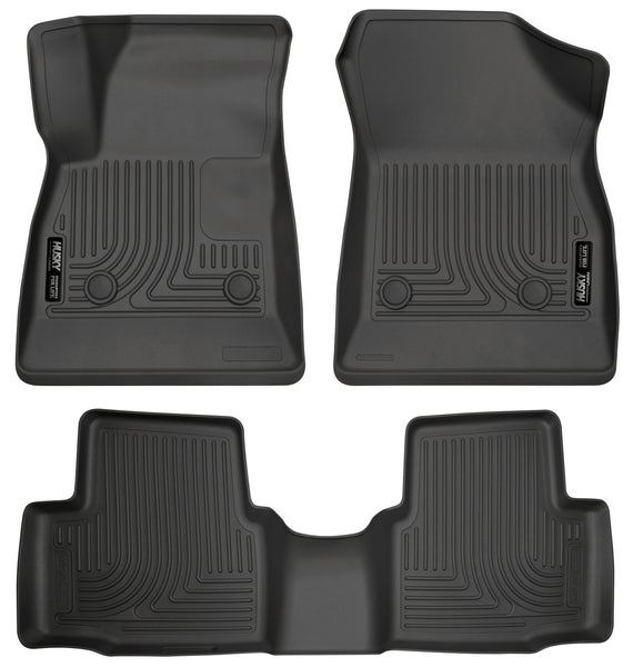 Husky Liners WeatherBeater Front & 2nd Seat Rear Floor Liners Mat for 2016-2016 Chevrolet Cruze - 99161 [2016]