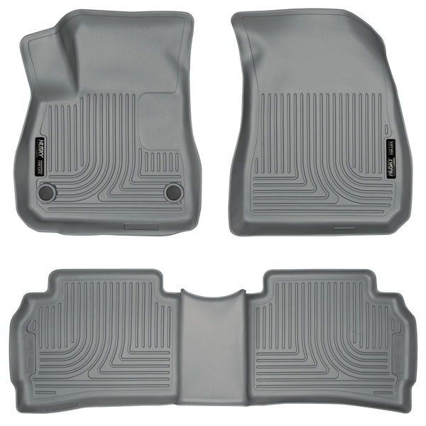 Husky Liners WeatherBeater Front & 2nd Seat Rear Floor Liners Mat for 2016-2020 Chevrolet Malibu - 99192 [2020 2019 2018 2017 2016]