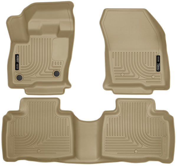 Husky Liners WeatherBeater Front & 2nd Seat Rear Floor Liners Mat for 2019-2019 Lincoln Nautilus - 99313 [2019]