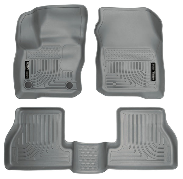 Husky Liners WeatherBeater Front & 2nd Seat Rear Floor Liners Mat for 2016-2016 Ford Focus - 99772 [2016]