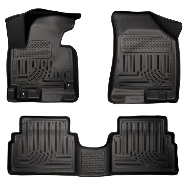 Husky Liners WeatherBeater Front & 2nd Seat Rear Floor Liners Mat for 2014-2014 Hyundai Tucson - 99831 [2014]