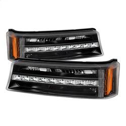 Spyder Auto LED Bumper Lights - Black for 2003-2004 Chevrolet Silverado 2500 - 9027482 - (2004 2003)