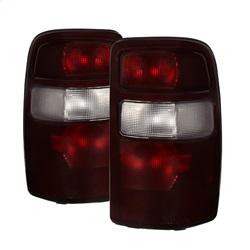 Spyder Auto OEM Style Tail Lights With Black Rim - Red Smoked for 2000-2006 Chevrolet Suburban 2500 - 9028809 - (2006 2005 2004 2003 2002 2001 2000)