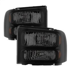 Spyder Auto Headlights - Black Smoked for 2000-2004 Ford Excursion - 9033001 - (2004 2003 2002 2001 2000)