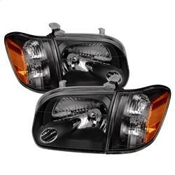 Spyder Auto OEM Style Headlights & Corner Lights - Black for 2005-2006 Toyota Tundra SR5 Crew Cab Pickup - 9034336 - (2006 2005)