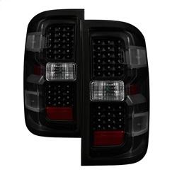 Spyder Auto LED Tail Lights - Black Smoked for 2015-2018 Chevrolet Silverado 3500 HD - 9036552 - (2018 2017 2016 2015)