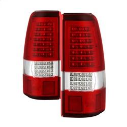 Spyder Auto Tail Lights - Red Clear for 2004-2004 GMC Sierra 2500 Fleetside - 9037665 - (2004)