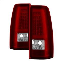 Spyder Auto Tail Lights - Light Bar LED - Red Clear for 2001-2002 Chevrolet Silverado 3500 - 9038792 - (2002 2001)