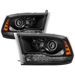 Spyder Auto Proejctor Headlights - Black for 2013-2017 Ram 2500 - 9040238 - (2017 2016 2015 2014 2013)