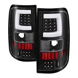 Spyder Auto Version 3 LED Tail Lights - Light Bar LED - Black for 2006-2008 Ford F-150 Harley-Davidson Edition Styleside - 9040337 - (2008 2007 2006)