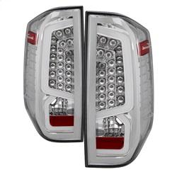 Spyder Auto Light Bar LED Tail Lights - Chrome for 2014-2018 Toyota Tundra - 9040467 - (2018 2017 2016 2015 2014)