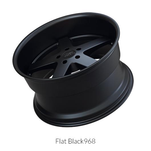 XXR 968 Flat Black Wheels for 2014-2019 ACURA MDX - 18x9 35 mm - 18" - (2019 2018 2017 2016 2015 2014)