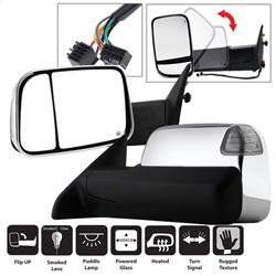 Spyder Auto Manual Extendable - POWER Heated Adjust Mirror with LED Signal. for 2011-2012 Ram 2500 - 9935787 - (2012 2011)