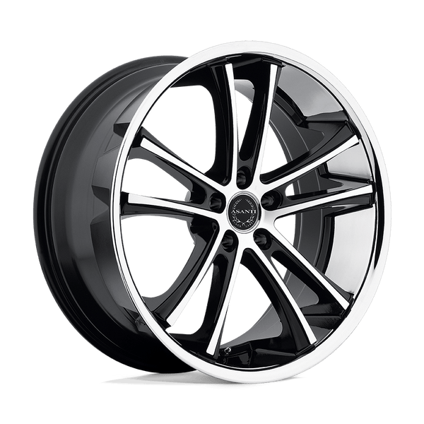 Asanti Black ABL-1 PEGASI MACHINED BLACK SS LIP Wheels for 2014-2020 ACURA RLX [] - 20X8.5 35 mm - 20"  - (2020 2019 2018 2017 2016 2015 2014)