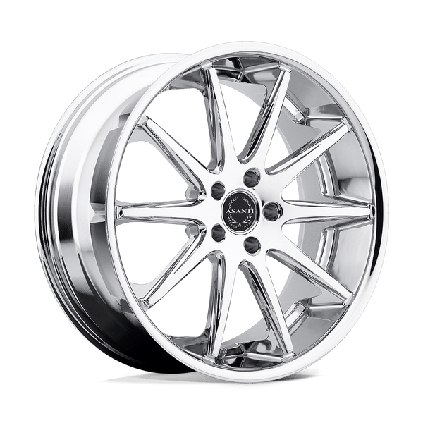 Asanti Black ABL-4 CAPELLA CHROME Wheels for 2017-2020 ACURA MDX [] - 20X8.5 35 mm - 20"  - (2020 2019 2018 2017)