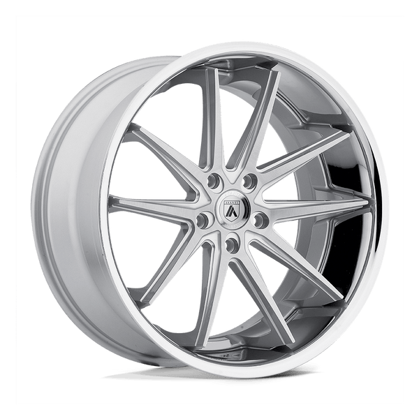 Asanti Black ABL-5 ALTAIR SILVER MACHINED SS LIP Wheels for 2013-2018 ACURA MDX [] - 20X8.5 35 mm - 20"  - (2018 2017 2016 2015 2014 2013)