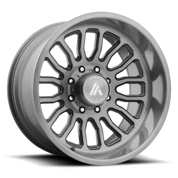 Asanti Off Road AB815 WORKHORSE TITANIUM-BRUSHED Wheels for 2020-2022 JEEP GLADIATOR [LIFTED ONLY] - 22X10 -12 MM - 22"  - (2022 2021 2020)