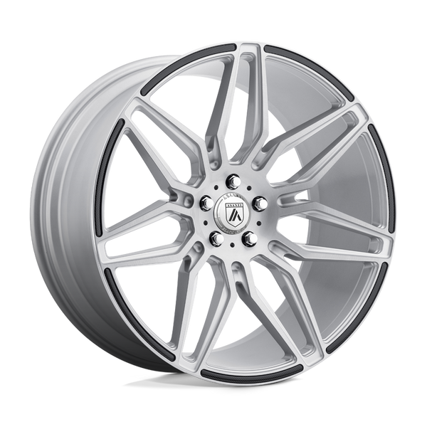 Asanti Black ABL-11 SIRIUS BRUSHED SILVER CARBON FIBER INSERT Wheels for 2019-2023 ACURA RDX [] - 20X9 35 mm - 20"  - (2023 2022 2021 2020 2019)