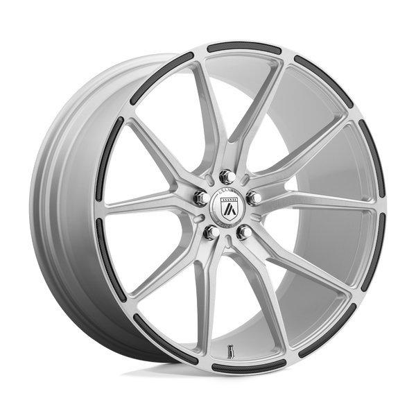 Asanti Black ABL-13 VEGA BRUSHED SILVER CARBON FIBER INSERT Wheels for 2022-2023 ACURA MDX [] - 22X9 32 mm - 22"  - (2023 2022)