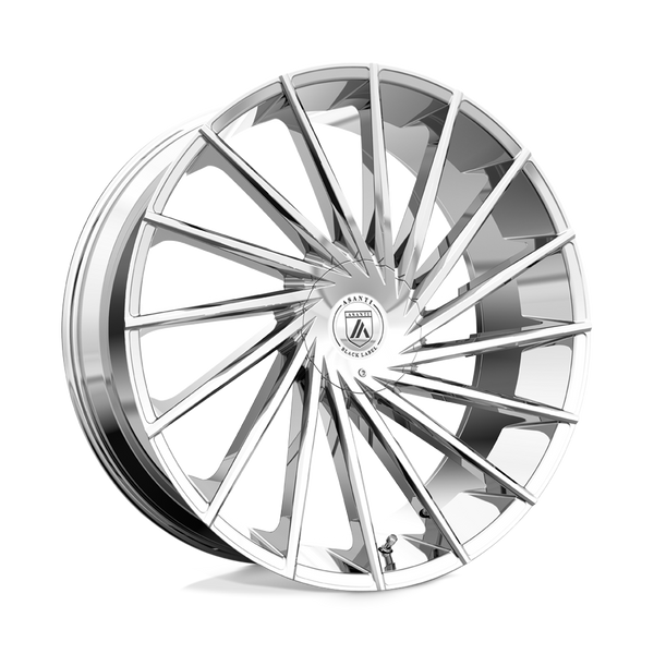 Asanti Black ABL-18 MATAR CHROME Wheels for 2015-2020 ACURA TLX [] - 20X8.5 28 MM - 20"  - (2020 2019 2018 2017 2016 2015)