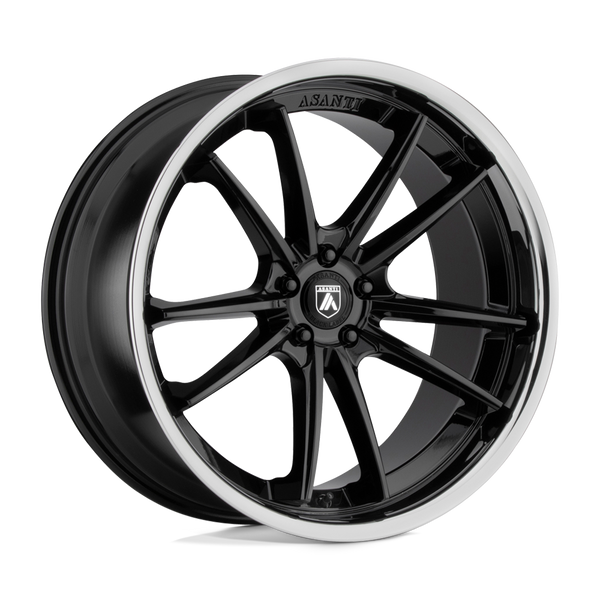Asanti Black ABL-23 SIGMA GLOSS BLACK CHROME LIP Wheels for 2017-2020 ACURA MDX [] - 22X9 32 mm - 22"  - (2020 2019 2018 2017)