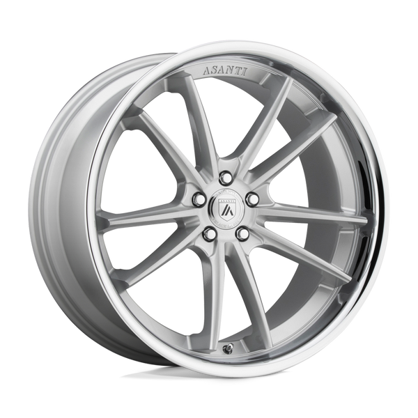 Asanti Black ABL-23 SIGMA BRUSHED SILVER CHROME LIP Wheels for 2014-2016 ACURA MDX [] - 20X9 35 mm - 20"  - (2016 2015 2014)