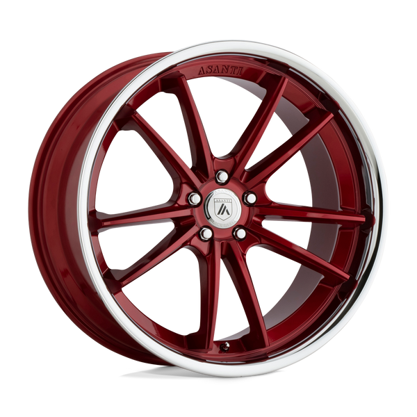 Asanti Black ABL-23 SIGMA CANDY RED WITH CHROME LIP Wheels for 2013-2018 ACURA MDX [] - 20X9 35 mm - 20"  - (2018 2017 2016 2015 2014 2013)